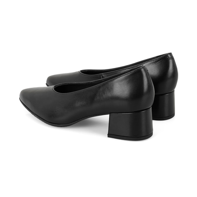 Kadın Siyah DesaComfort Topuklu Deri Klasik Ayakkabı