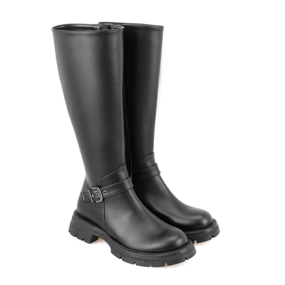 Kadın Siyah Fermuarlı Çizme