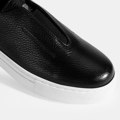 Kadın Siyah Günlük Deri Ayakkabı