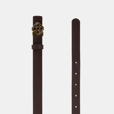 Kadın Siyah / Kahve Çift Taraflı Deri Kemer