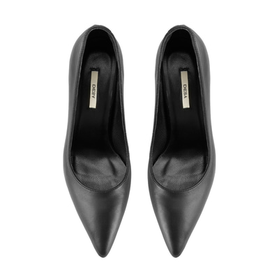 Kadın Siyah Klasik Deri Stiletto