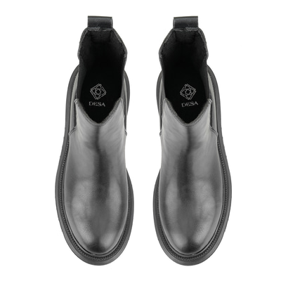 Kadın Siyah Lastikli Chelsea Bot