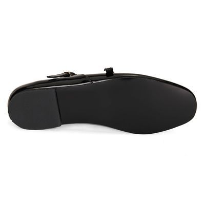 Kadın Siyah Mary Jane Deri Günlük Ayakkabı