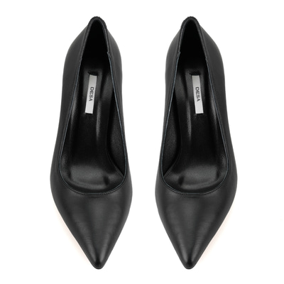 Kadın Siyah Napa Deri Stiletto