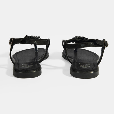 Kadın Siyah Parmak Arası Sandalet