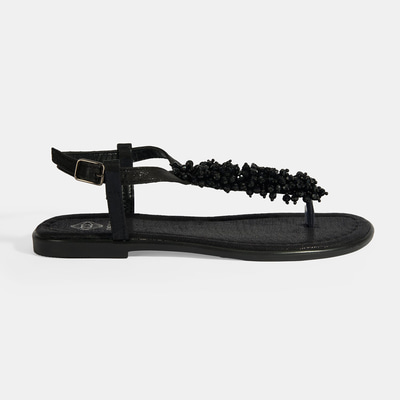 Kadın Siyah Parmak Arası Sandalet