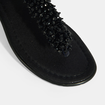 Kadın Siyah Parmak Arası Sandalet