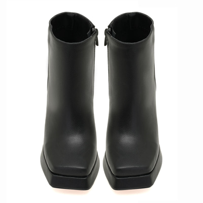 Kadın Siyah Platform Topuklu Bot