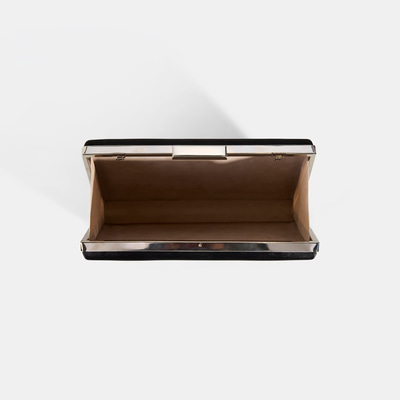 Kadın Siyah Portföy Gece Çantası