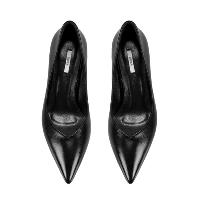 Kadın Siyah Rugan Stiletto