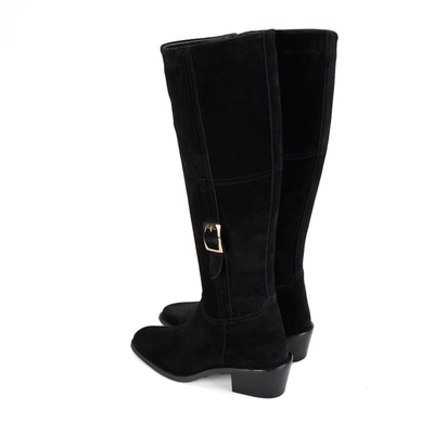 Kadın Siyah Süet Çizme