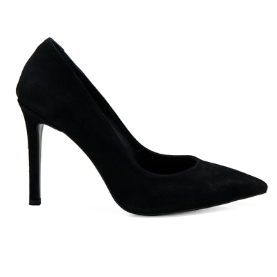 Kadın Siyah Süet Stiletto