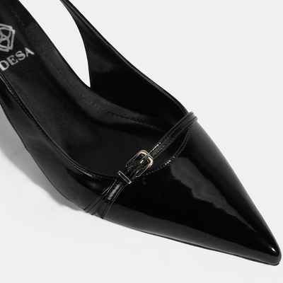 Kadın Siyah Topuklu Klasik Ayakkabı