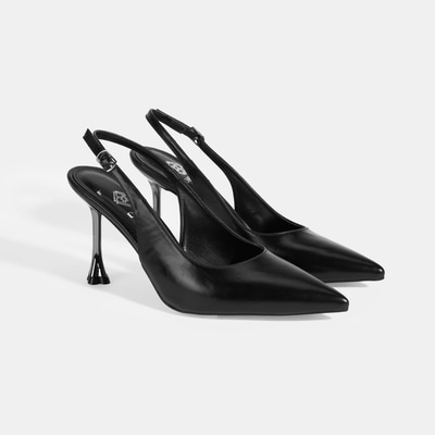Kadın Siyah Topuklu Klasik Ayakkabı
