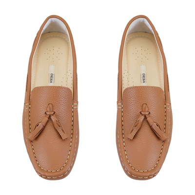 Kadın Taba Deri Loafer