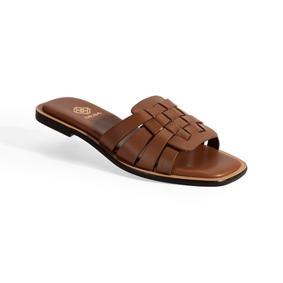 Kadın Taba Deri Terlik