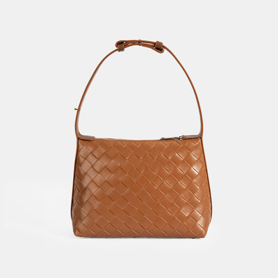 Kadın Taba Örgü Baskılı El Çantası