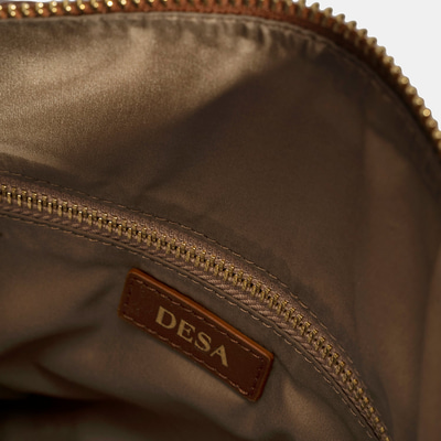 Kadın Taba Örgü Baskılı Omuz Çantası