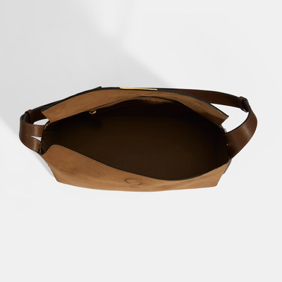 Kadın Taba Süet Omuz Çantası