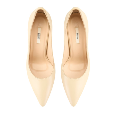 Kadın Ten Klasik Deri Stiletto