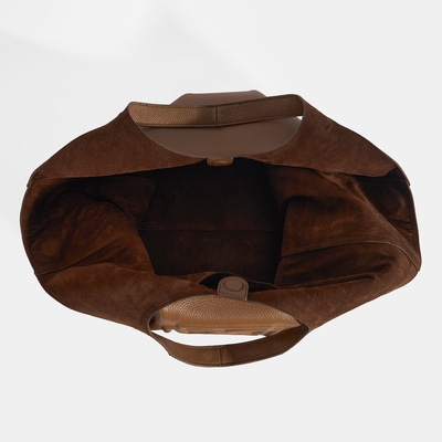 Kadın Turuncu Deri Hobo Çanta