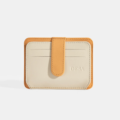 Kadın Turuncu Deri Kartlık