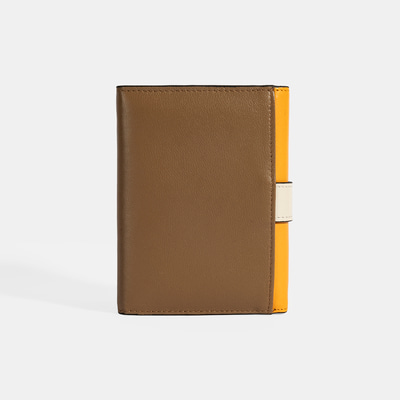 Kadın Turuncu / Kahve Deri Cüzdan