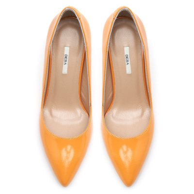 Kadın Turuncu Rugan Klasik Ayakkabı
