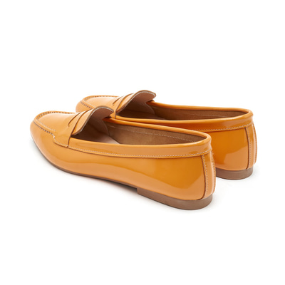 Kadın Turuncu Rugan Loafer