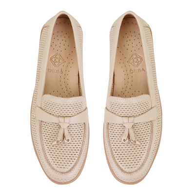 Kadın Vizon Deri Loafer