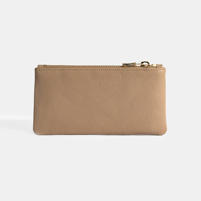 Kadın Vizon Fermuarlı Deri Cüzdan