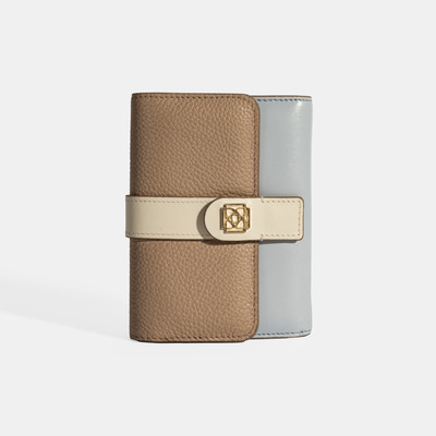 Kadın Vizon / Mavi Deri Cüzdan