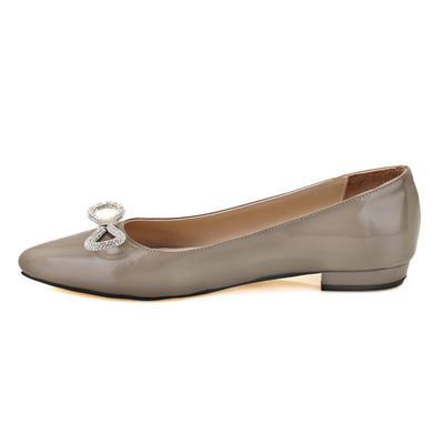 Kadın Vizon Rugan Deri Babet