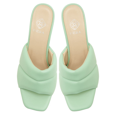 Kadın Yeşil Topuklu Terlik