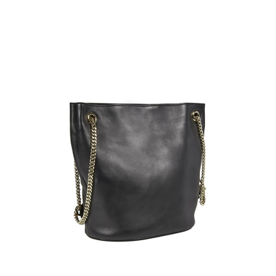 Kadın Zincir Detaylı Deri Omuz Çantası