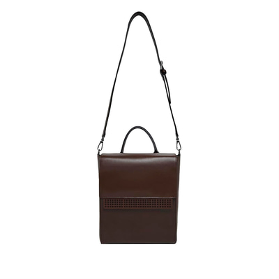 Kahve Arber Erkek Postası Deri Çantası