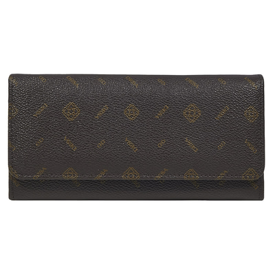 Kahve Belle Monogram Kadın Cüzdan