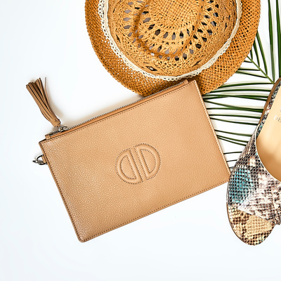 Kahve Bonni Kadın Deri El Çantası