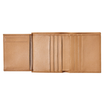 Kahve D Logolu Kadın Deri Cüzdan