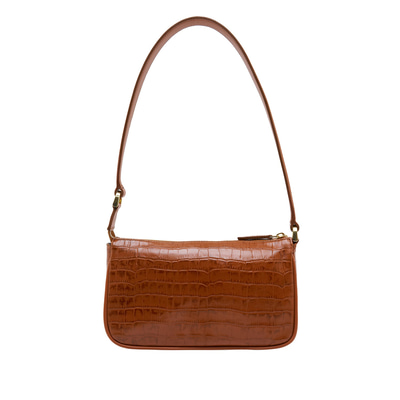 Kahve Dativ Kadın Deri Omuz Askılı Çanta