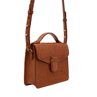 Kahve Diode Kadın Deri Omuz Askılı Çanta