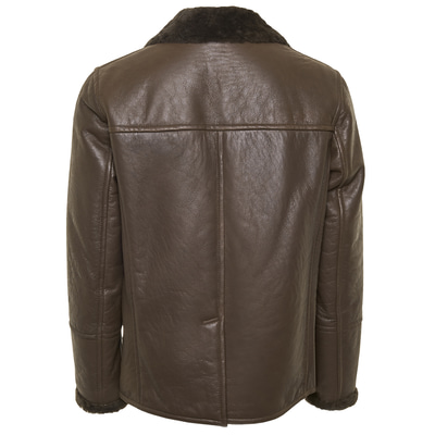 Kahve Diodoro Erkek Kürk Kaban