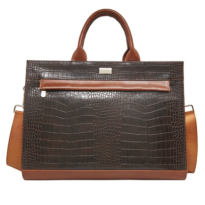 Kahve Editta Kadın Evrak Çantası