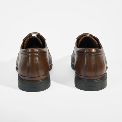 Kahve Erkek Bağcıklı Deri Klasik Ayakkabı