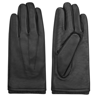 Kahve Erkek Yünlü Deri Eldiven