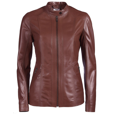 Kahve Fianna Kadın Deri Mont