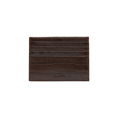 Kahve Fraser Deri Kartlık