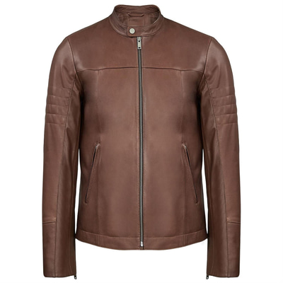 Kahve Jak Erkek Deri Ceket