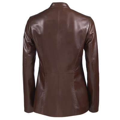 Kahve Marya Kadın Deri Ceket