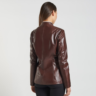 Kahve Marya Kadın Deri Ceket